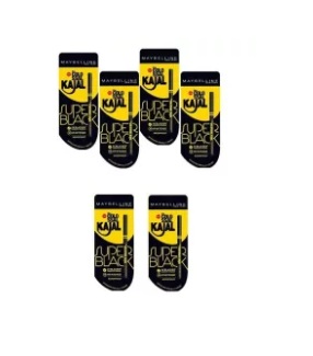India Desire : Buy Maybelline Kajal Pencil black 0.35 gm Pack of 6 At Rs 499 From Snapdeal [Flat 72% Off]